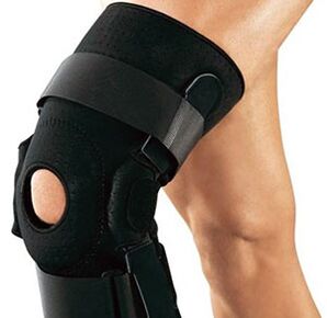 En cas d'arthrose, il est nécessaire de fixer l'articulation du genou malade avec une orthèse
